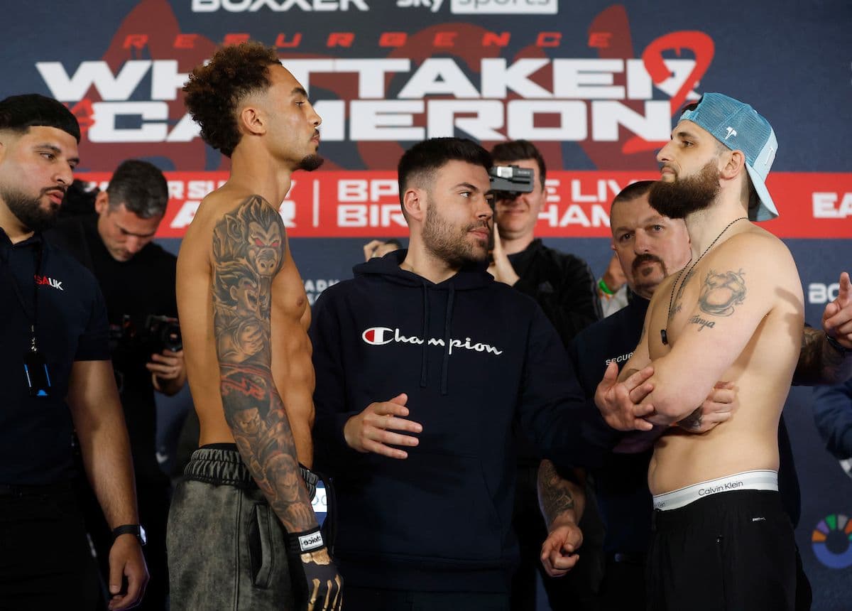 Liam Cameron Sends a Warning To Ben Whittaker: "I Think of Bad Things"