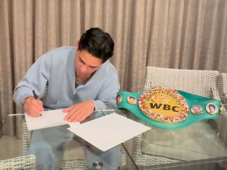 Ryan Garcia 'Signs' Contract, Declares Mario Barrios Title Fight Set For Feb. 21