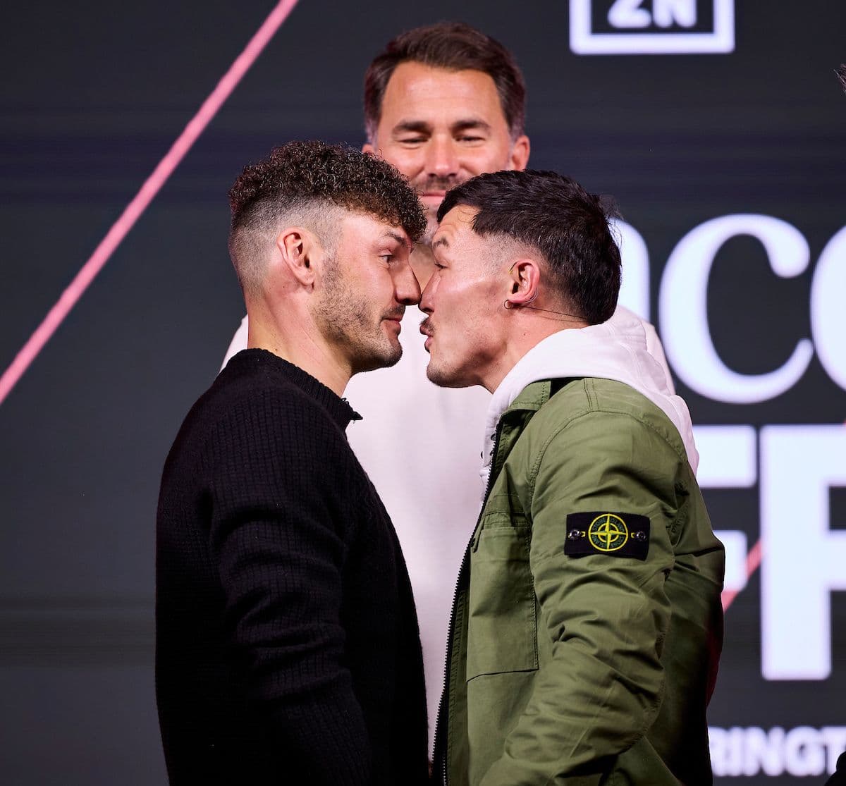 Photos: Leigh Wood, Josh Warrington - Heated Face-Off at Kickoff Rematch Presser