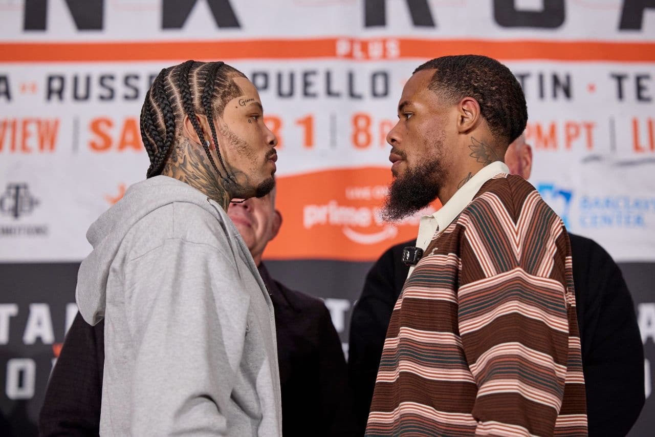 Photos: Gervonta Davis, Lamont Roach - Face To Face at Final Presser