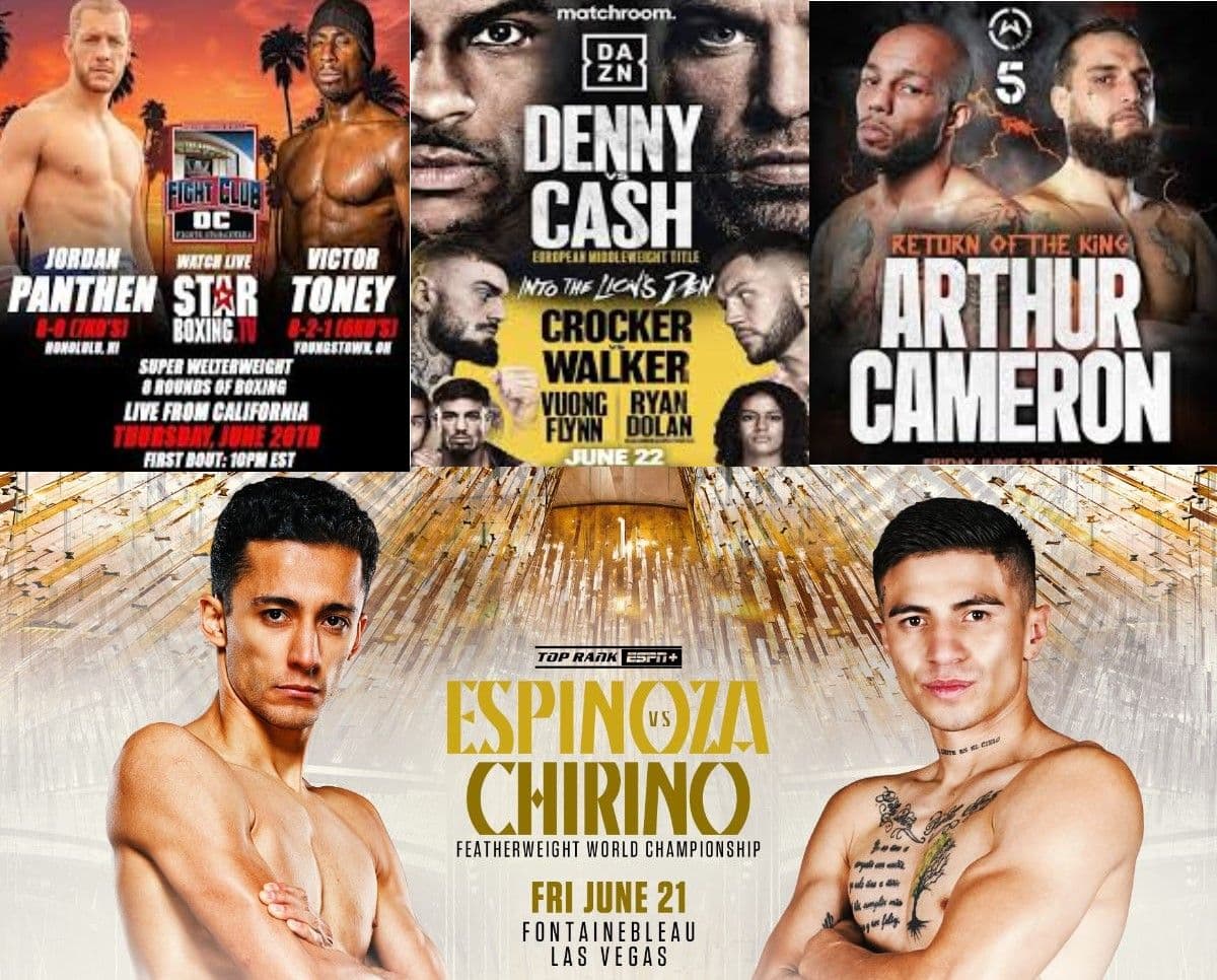 Fight Night Program – Week of June 20-26