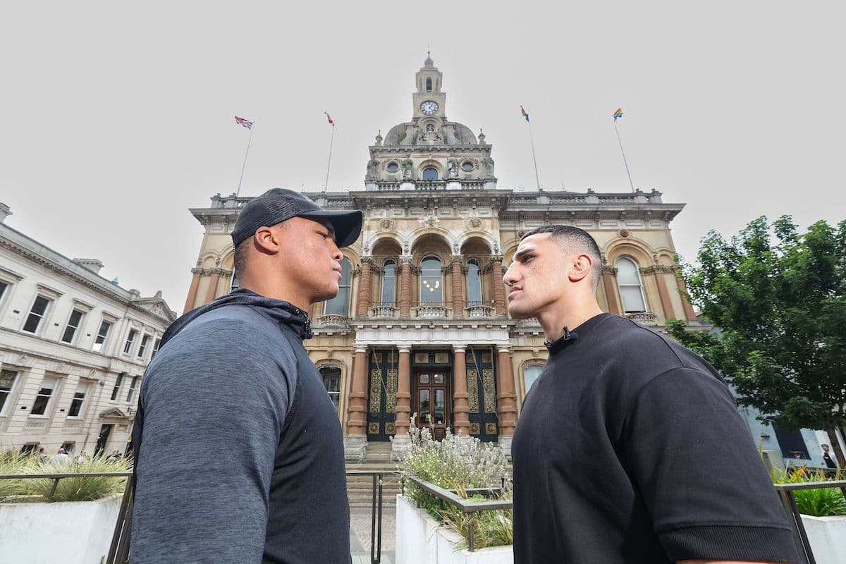 Photos: Fabio Wardley, Justis Huni - Face-Off To Start Fight Week