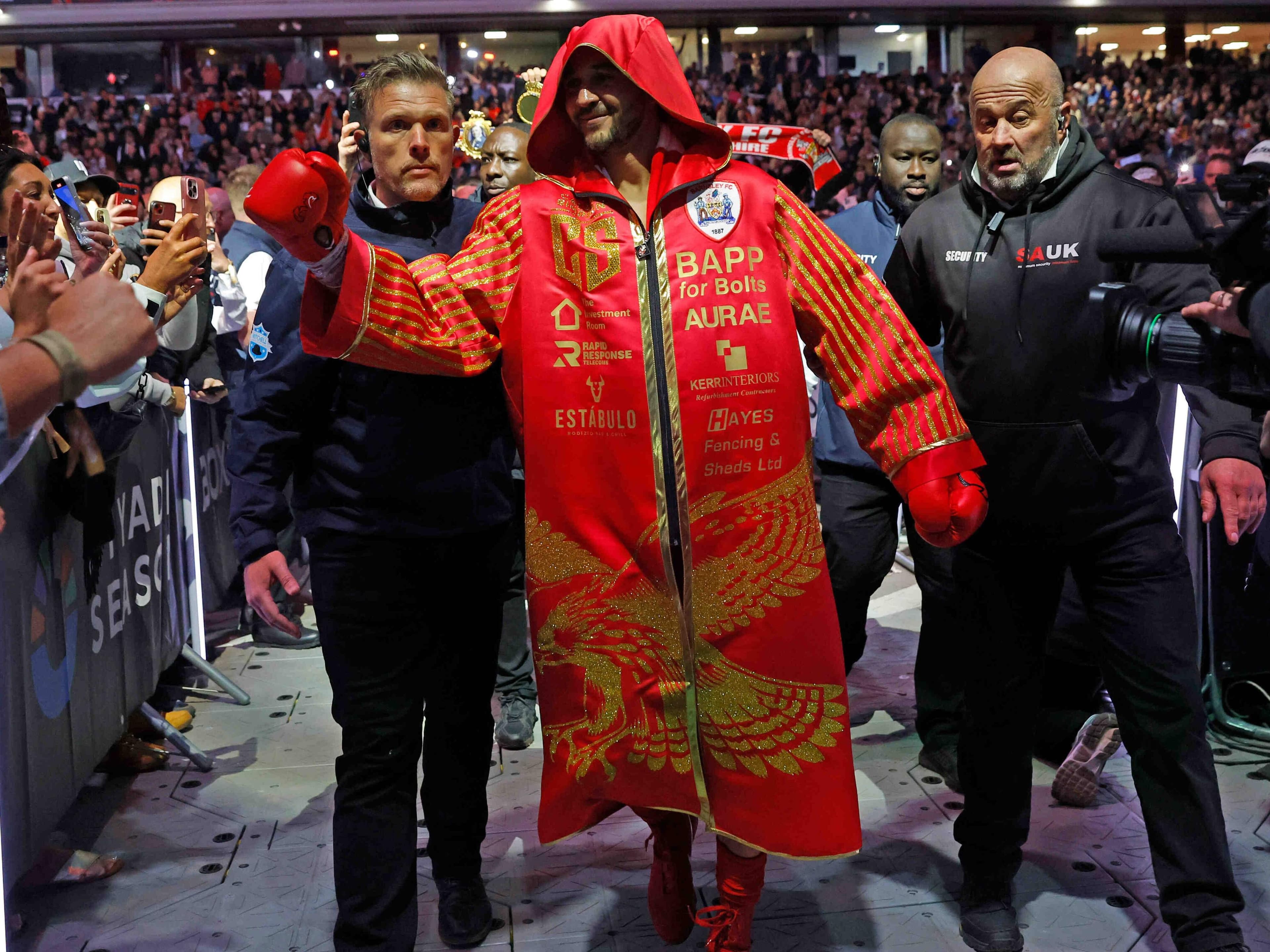 Callum Simpson's Manager: Strictly Come Dancing And Hamzah Sheeraz At Oakwell