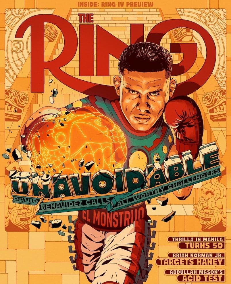 The Ring October Issue: Here Comes David Benavidez