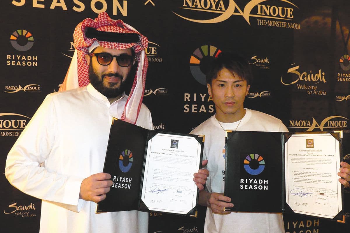 Naoya Inoue Enters Financial Agreement As Riyadh Season Ambassador