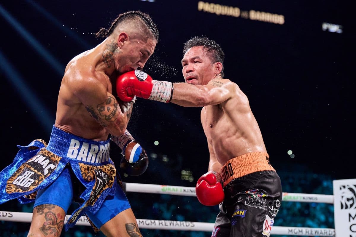 Photos: Pacquiao Turns Back The Clock in Barrios Draw
