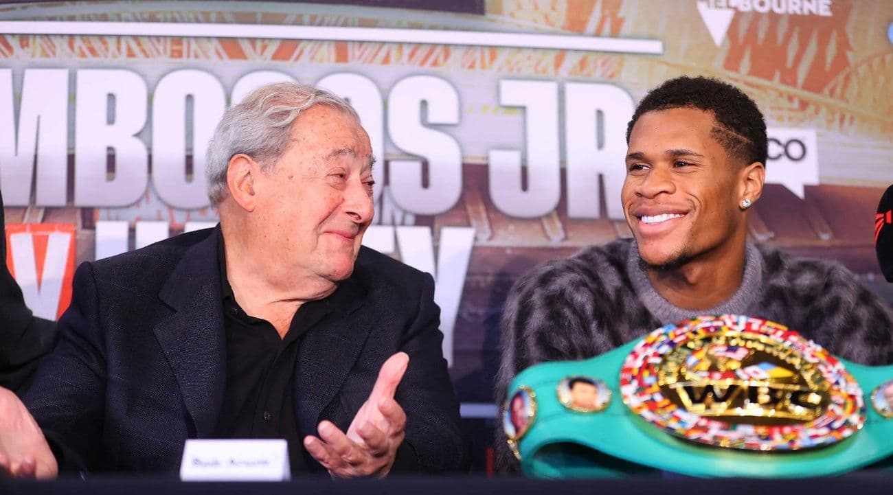Bob Arum labels Devin Haney a 'track star' ahead of Brian Norman fight