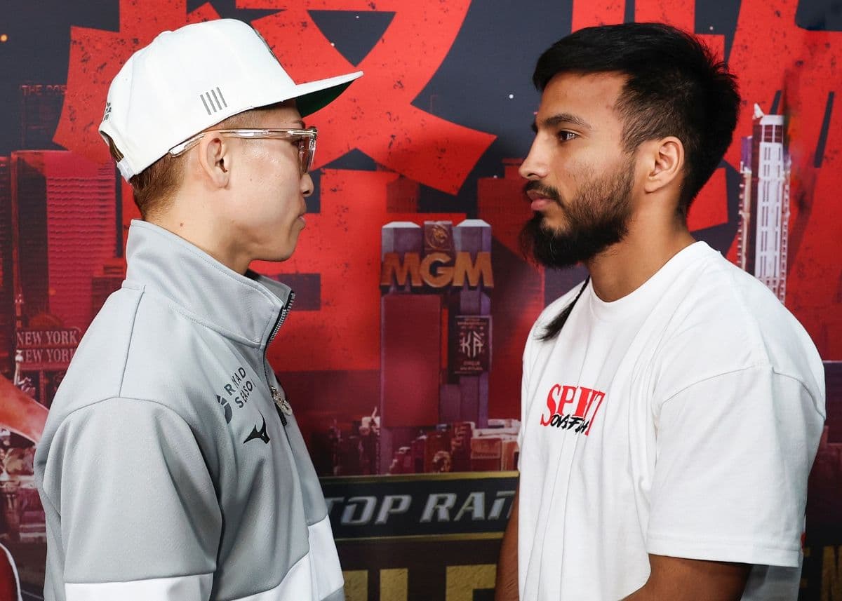 Photos: Naoya Inoue, Ramon Cardenas - Face To Face in Los Angeles