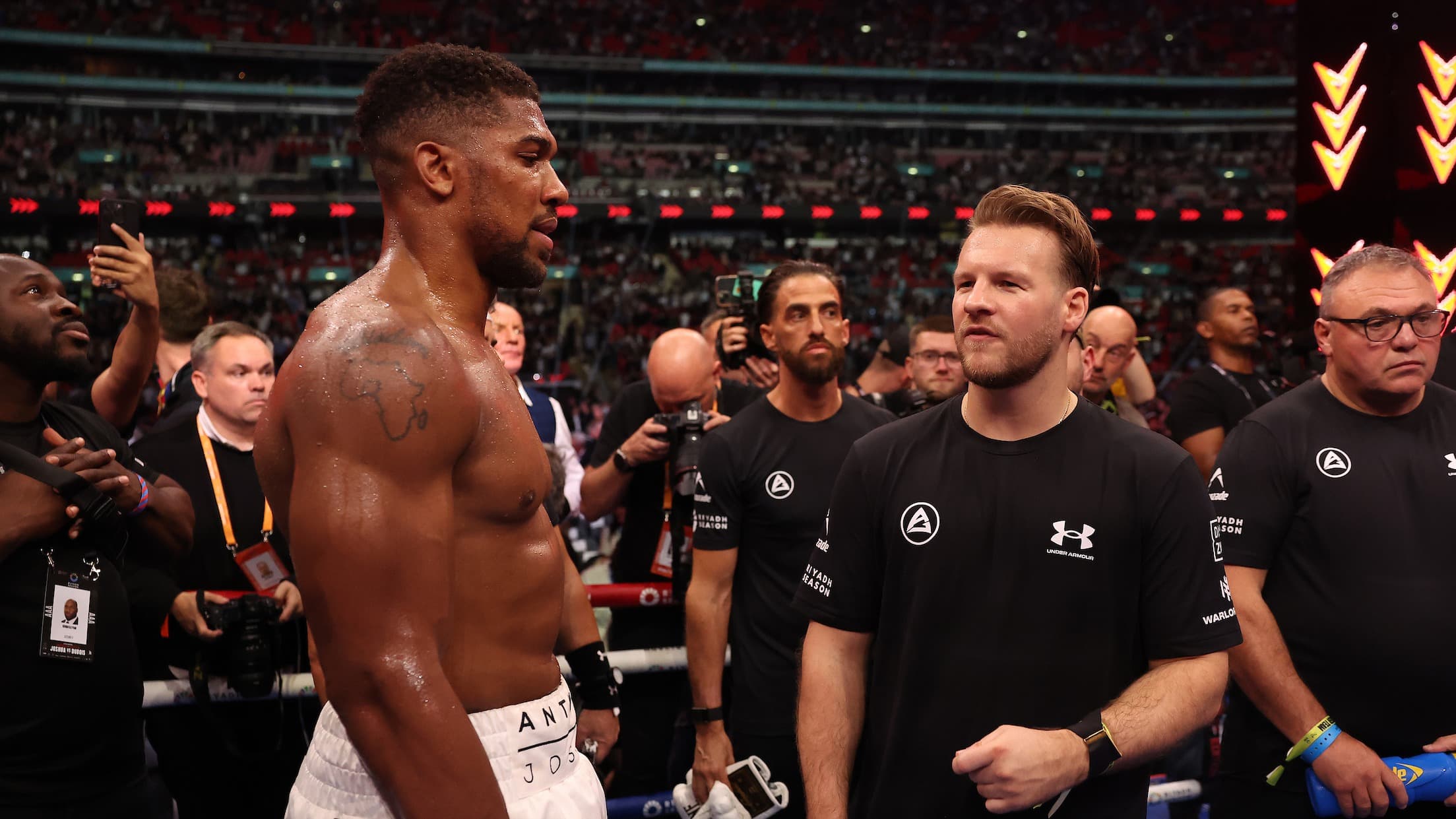 Anthony Joshua 'ticking over' with Ben Davison, awaits Tyson Fury news
