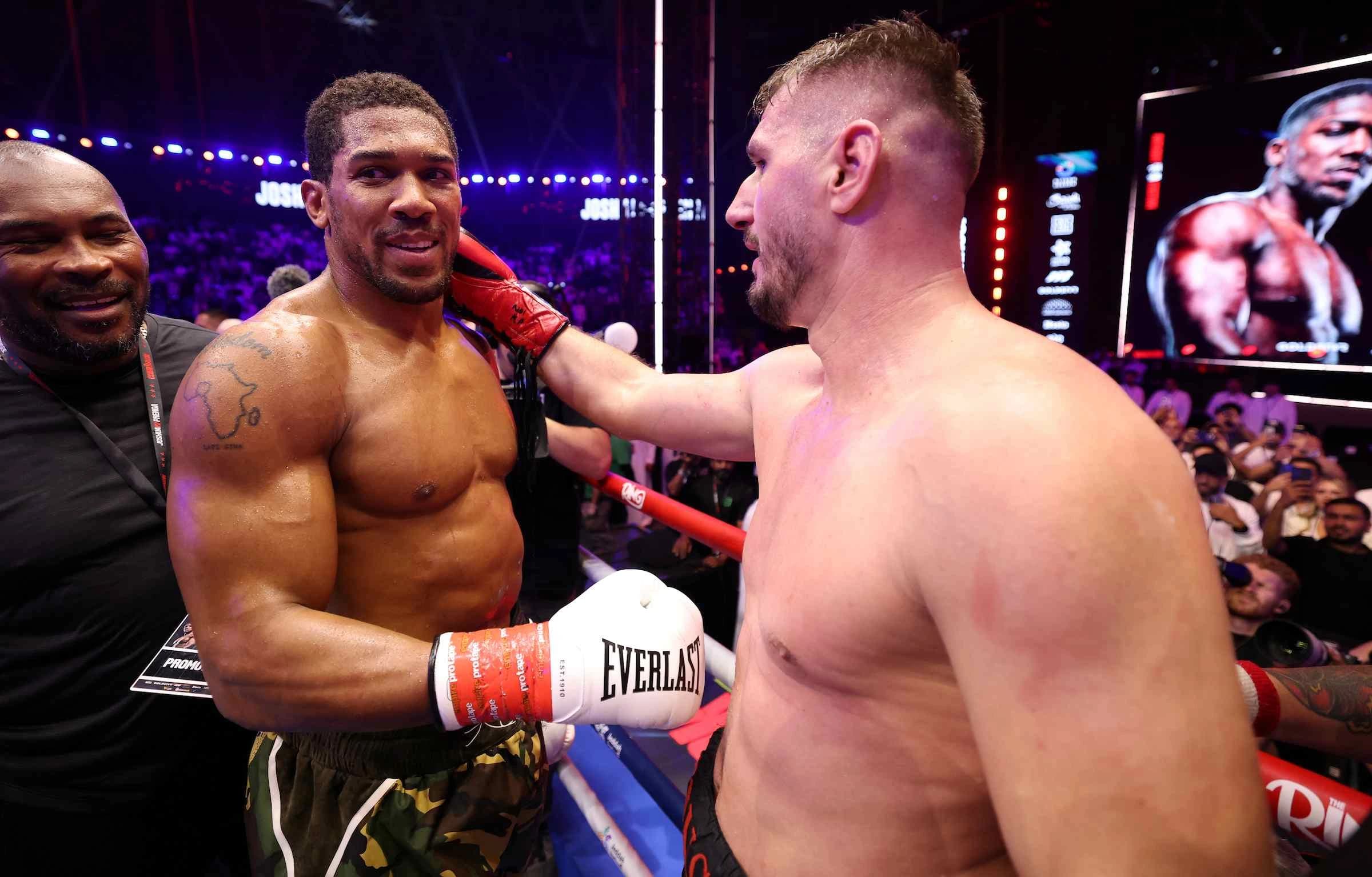Joshua Survives Two Knockdowns, KOs Prenga In 2nd, Secures Fury Fight