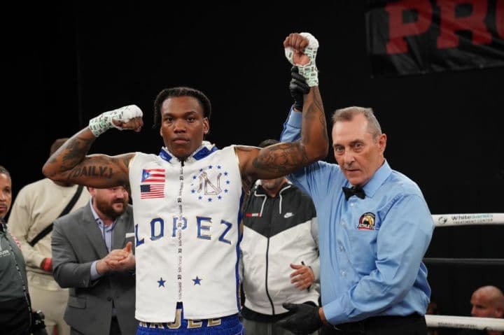 Najee Lopez Punishes, Breaks Down and Stops Castillo