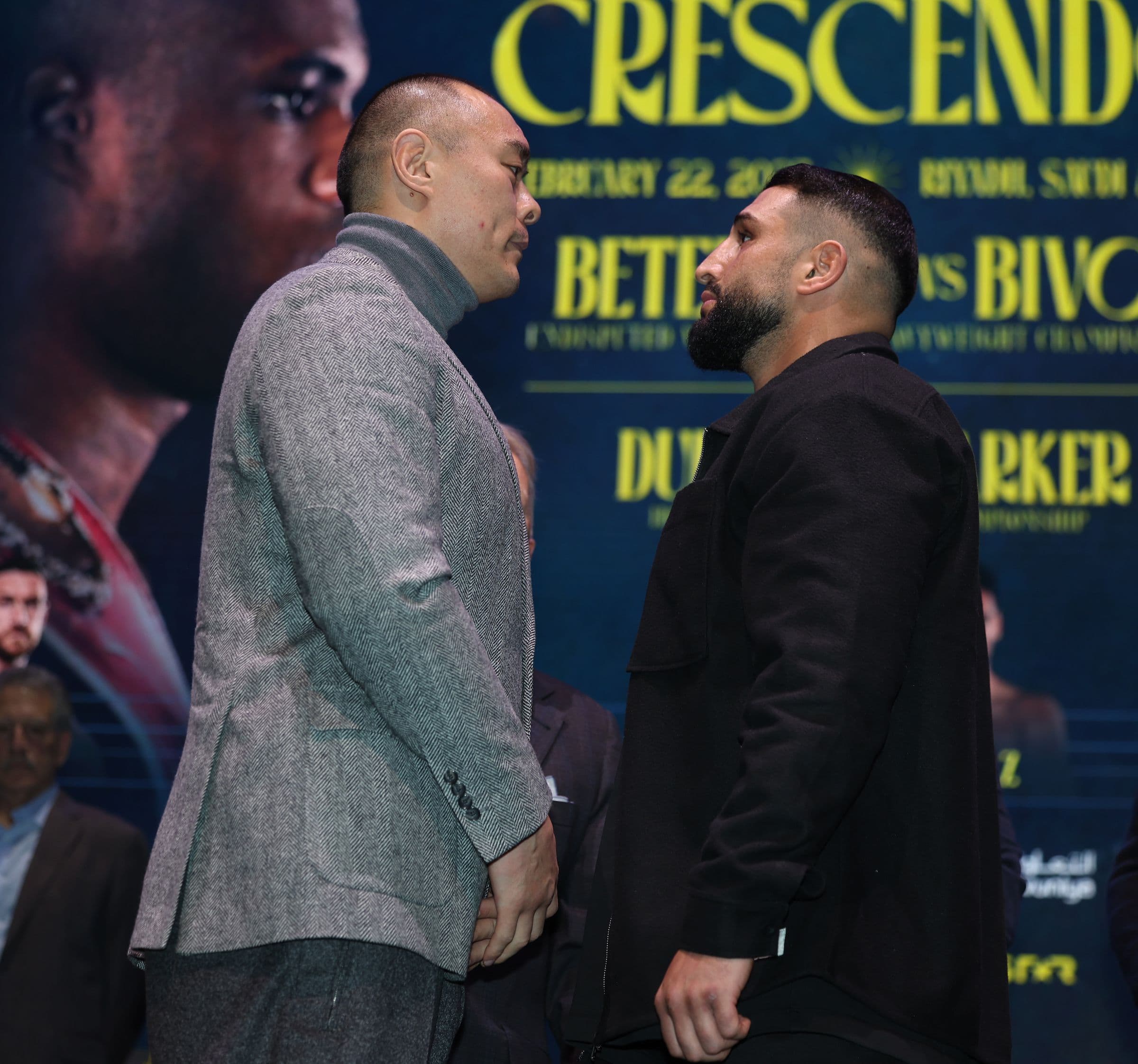 Photos: Zhilei Zhang, Agit Kabayel - Face To Face at London Presser