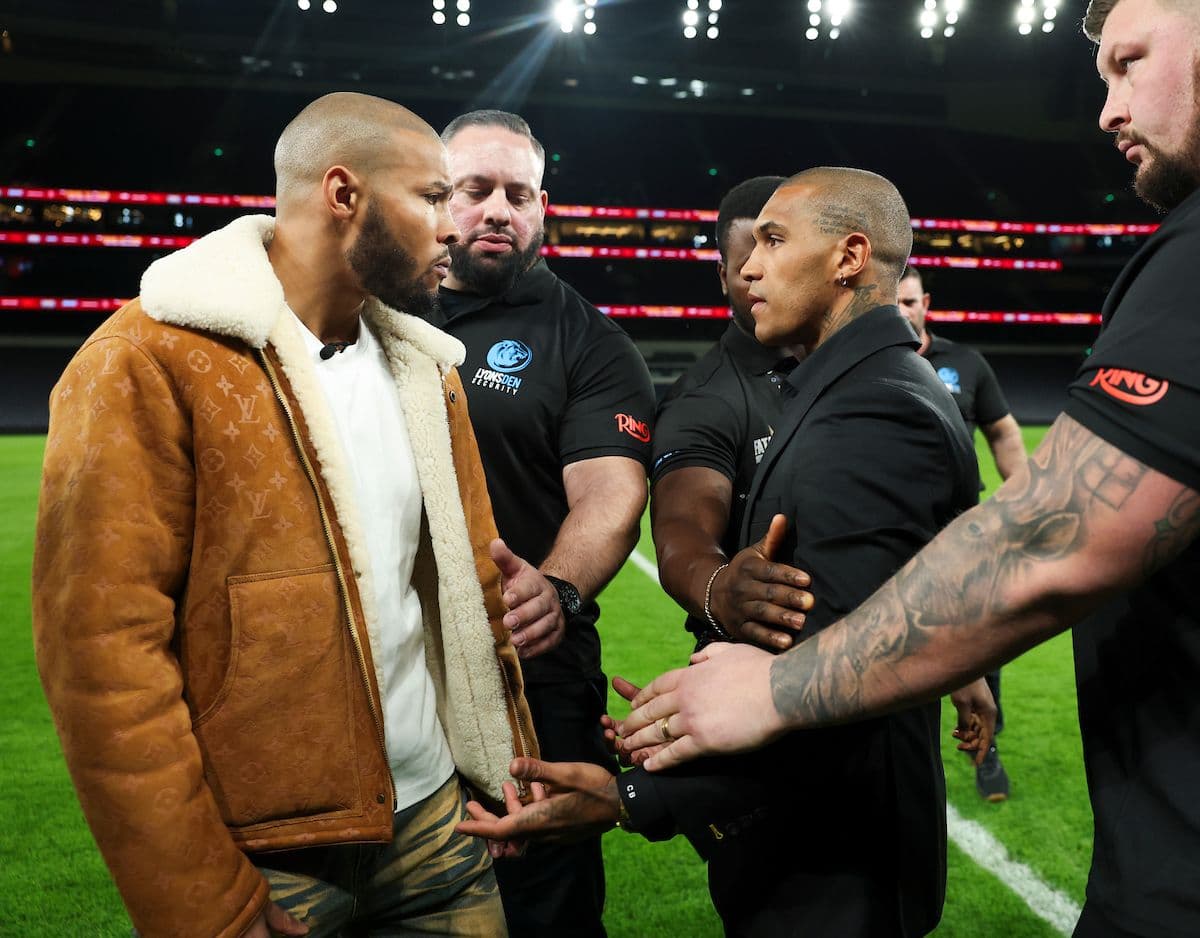 Photos: Chris Eubank Jr, Conor Benn - Separated During Tottenham Face-Off
