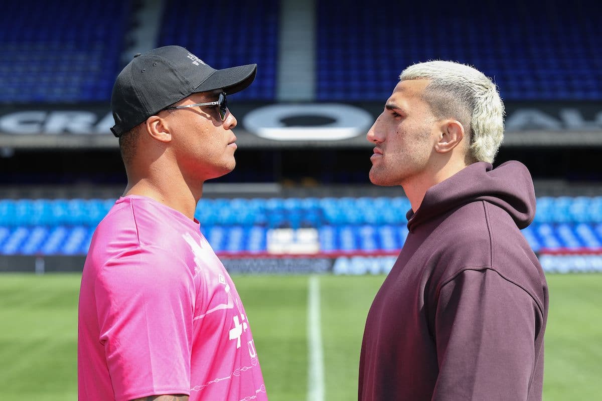 Photos: Fabio Wardley, Justis Huni - Face To Face at Presser