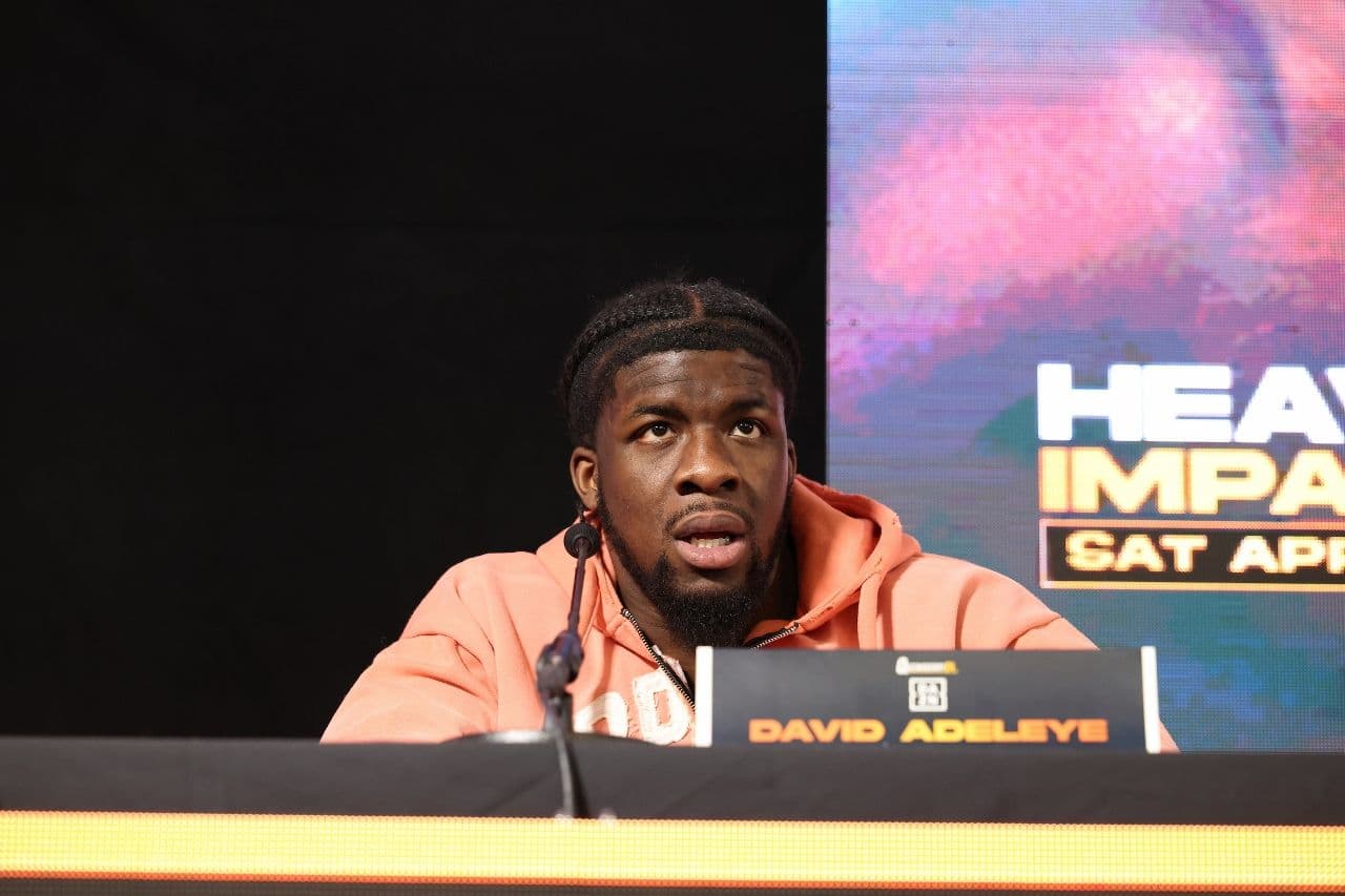 David Adeleye on Booth's Impact and Heavyweight Aura