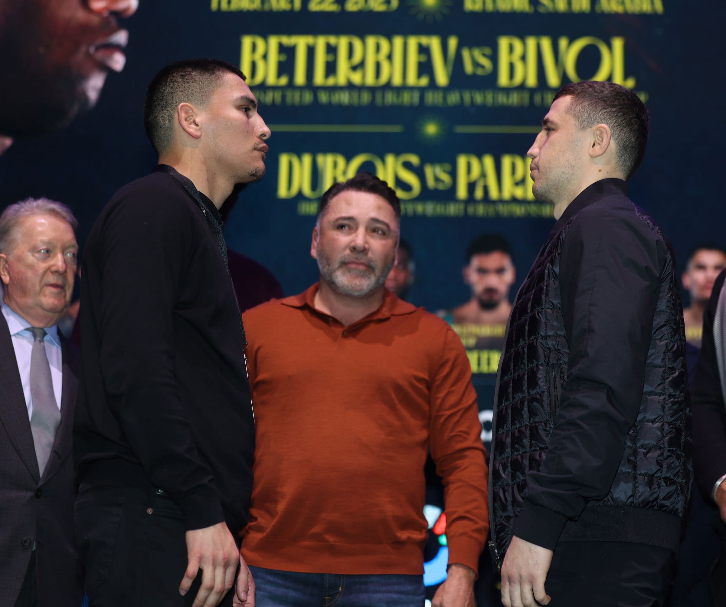 Photos: Ortiz-Madrimov, Buatsi-Smith, Stevenson, Sheeraz - London Presser Action