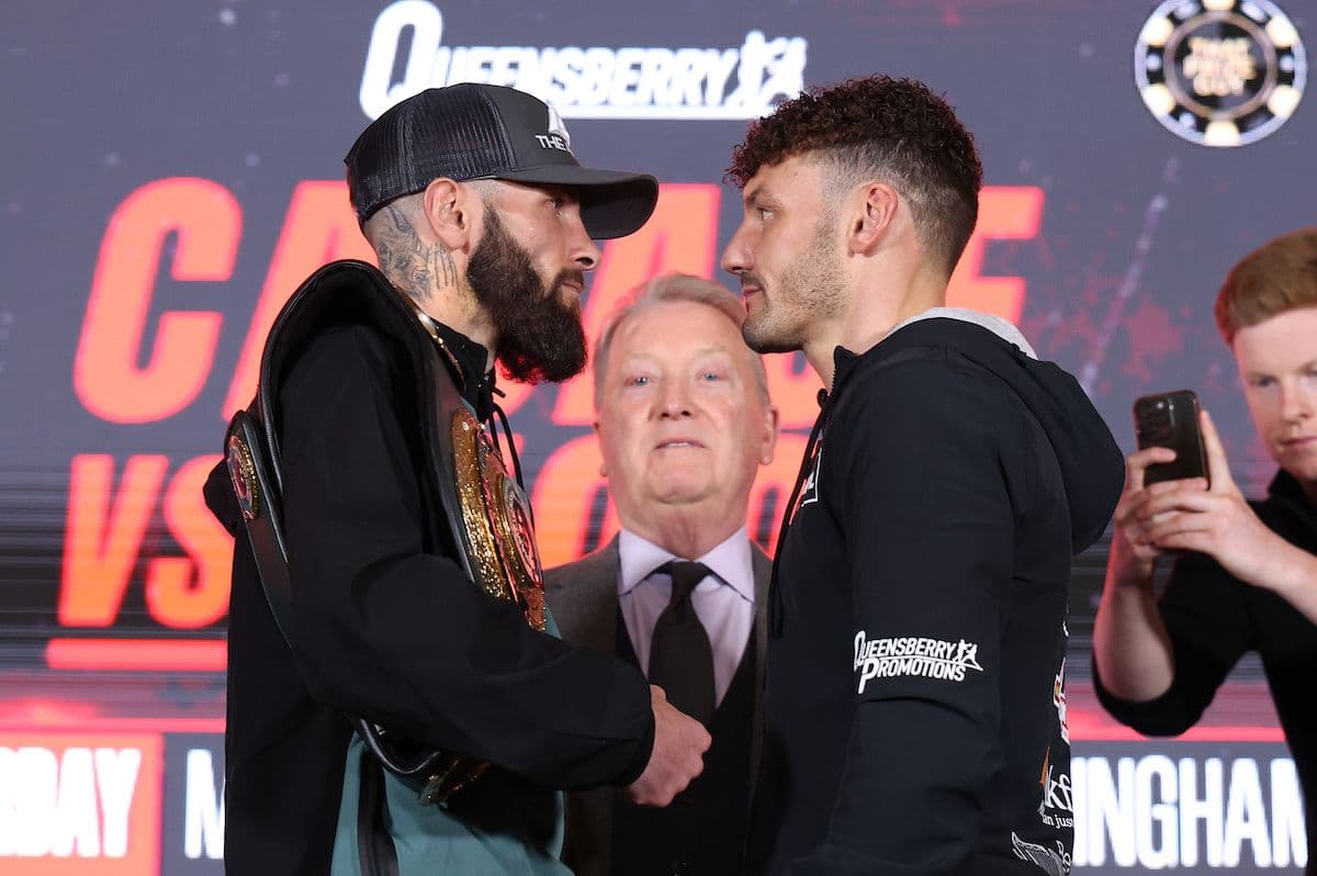 Photos: Anthony Cacace, Leigh Wood - Face To Face at Final Presser