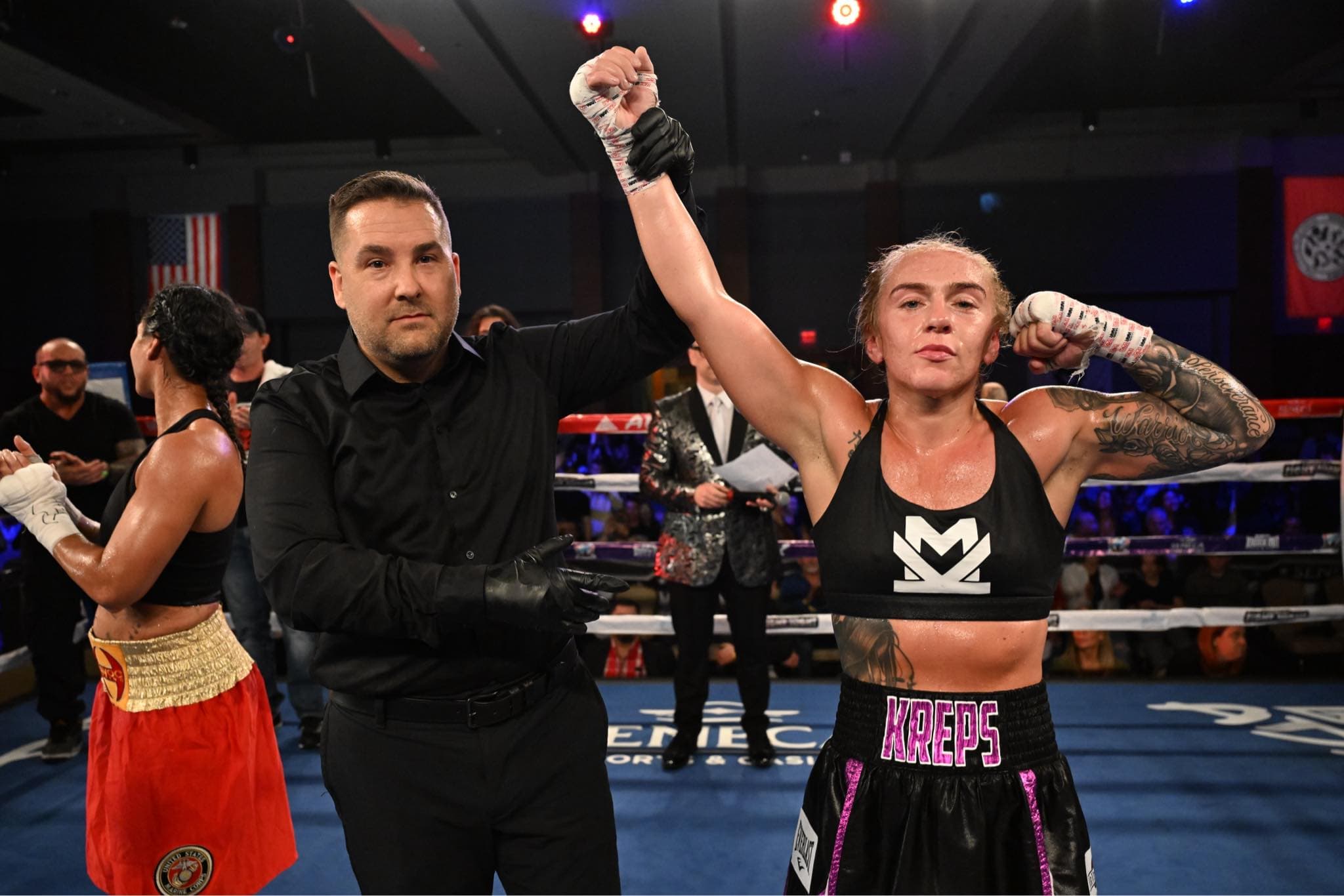 Mikiah Kreps-Mayerlin Rivas Headlines Oct. 4 'Seneca Fight Night Series' On ESPN Knockout