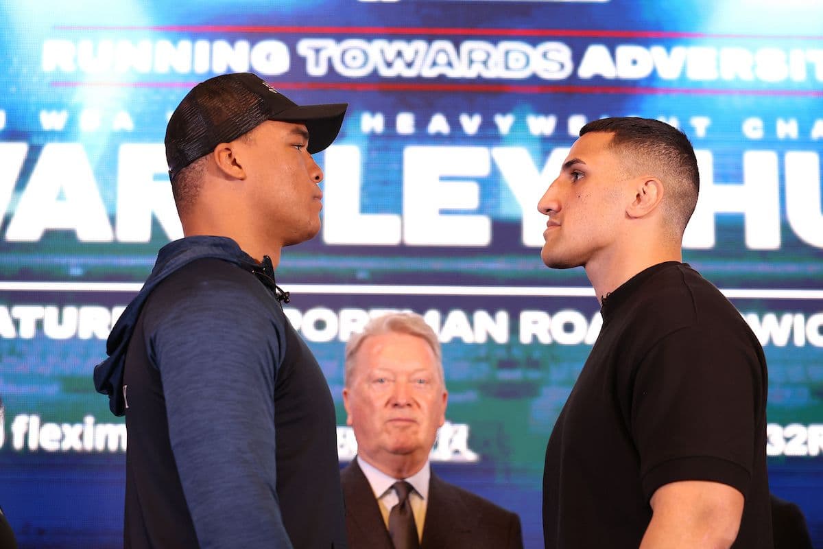 Photos: Fabio Wardley, Justis Huni - Face-Off at Final Presser