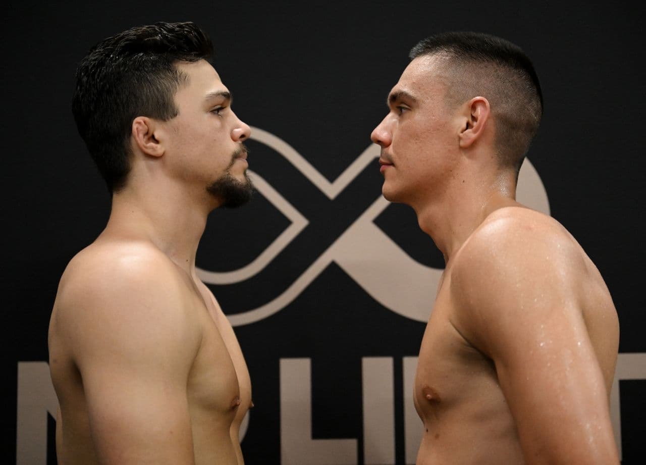 Photos: Tim Tszyu, Joey Spencer - Face To Face at Media Workout
