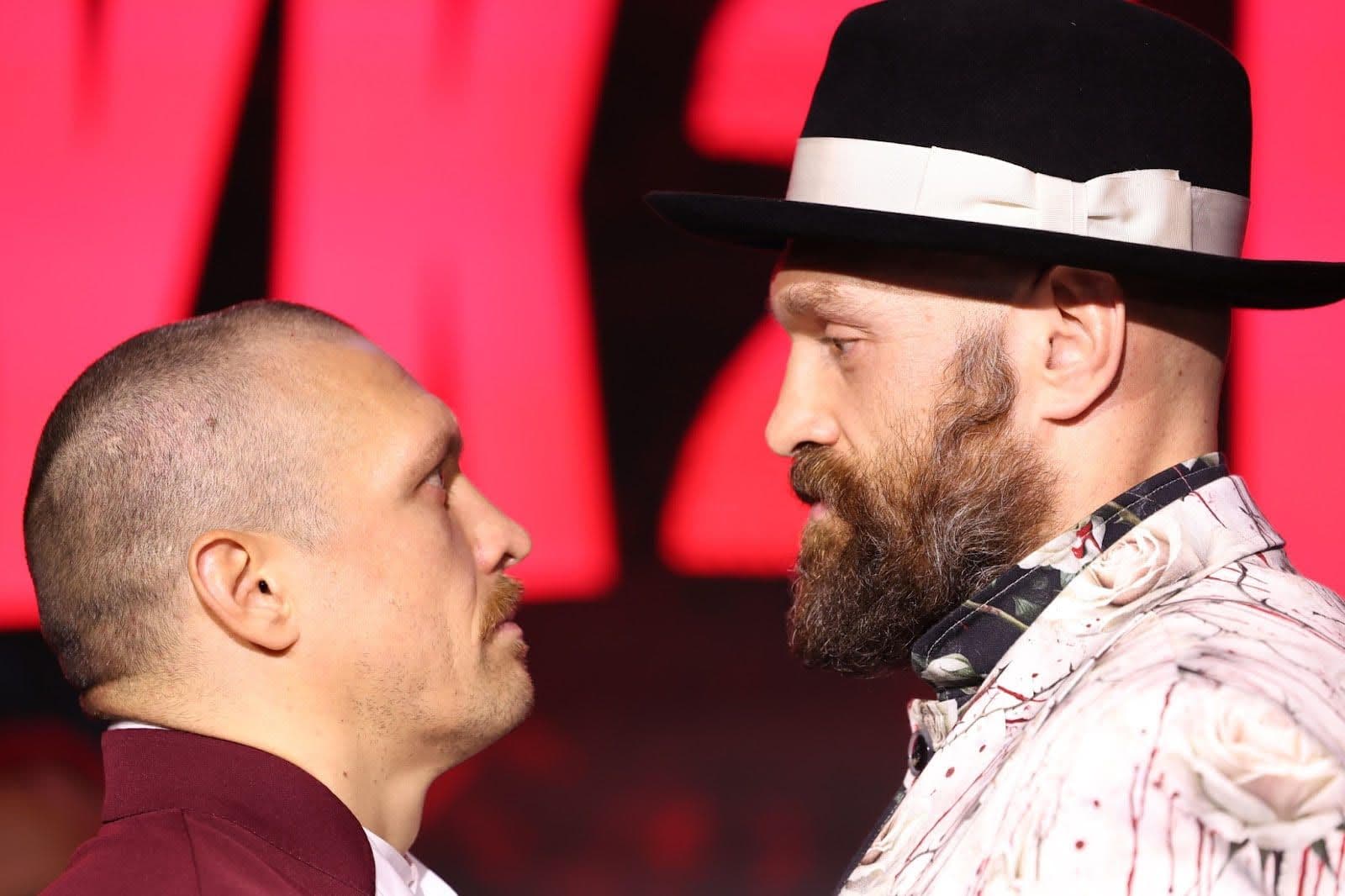 Oleksandr Usyk (226), Tyson Fury (281) Both Career Heaviest For Ring Heavyweight Championship Rematch