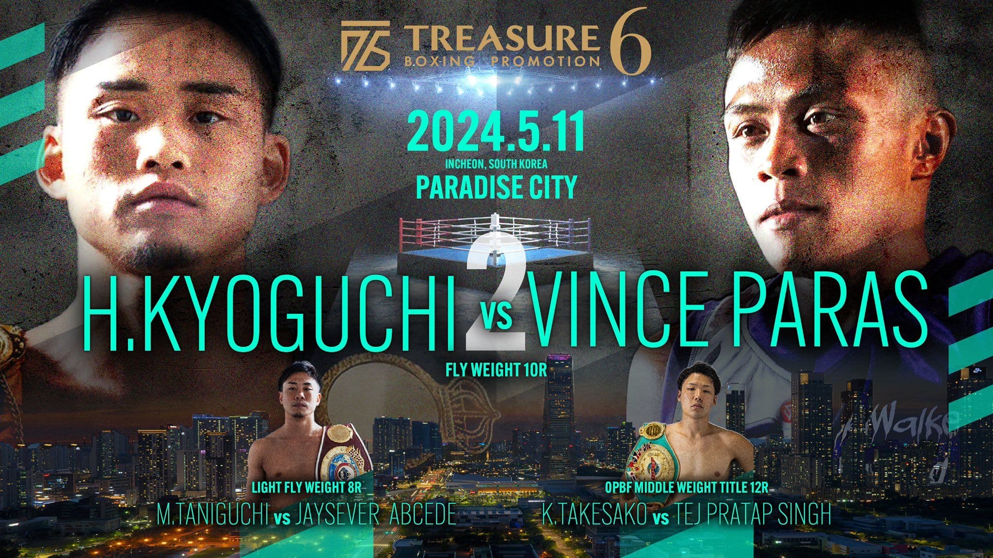Hiroto Kyoguchi will face Vince Paras in a rematch in South Korea on May 11