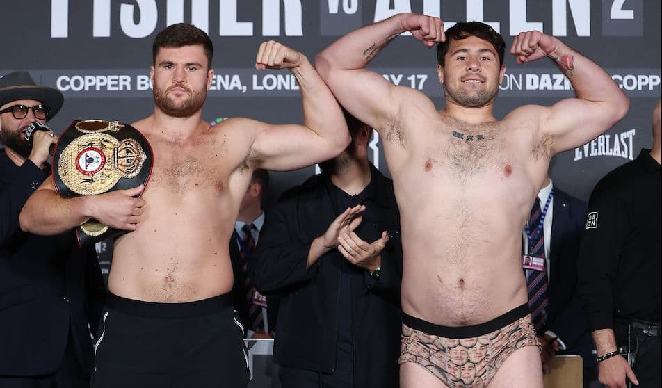 Dave Allen, Johnny Fisher Promise Fireworks After Piling On Pounds Ahead Of Copper Box Rematch