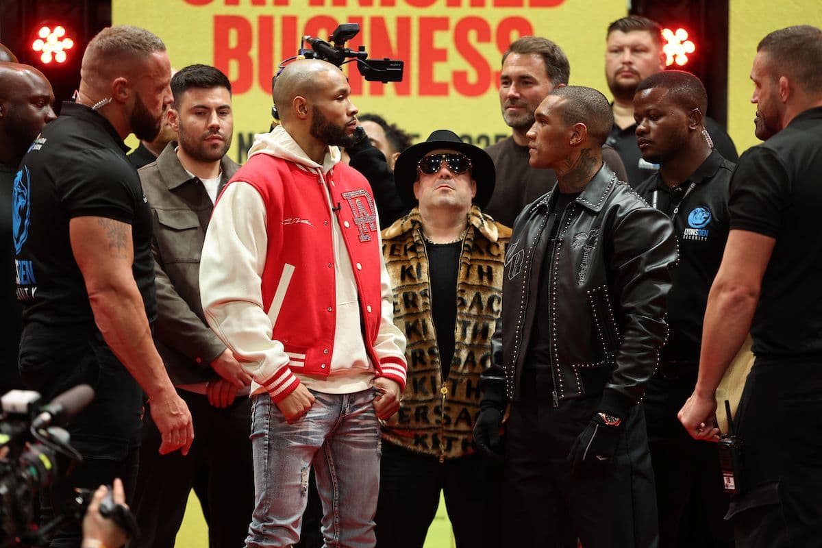Photos: Chris Eubank Jr, Conor Benn - Face To Face at Final Rematch Presser