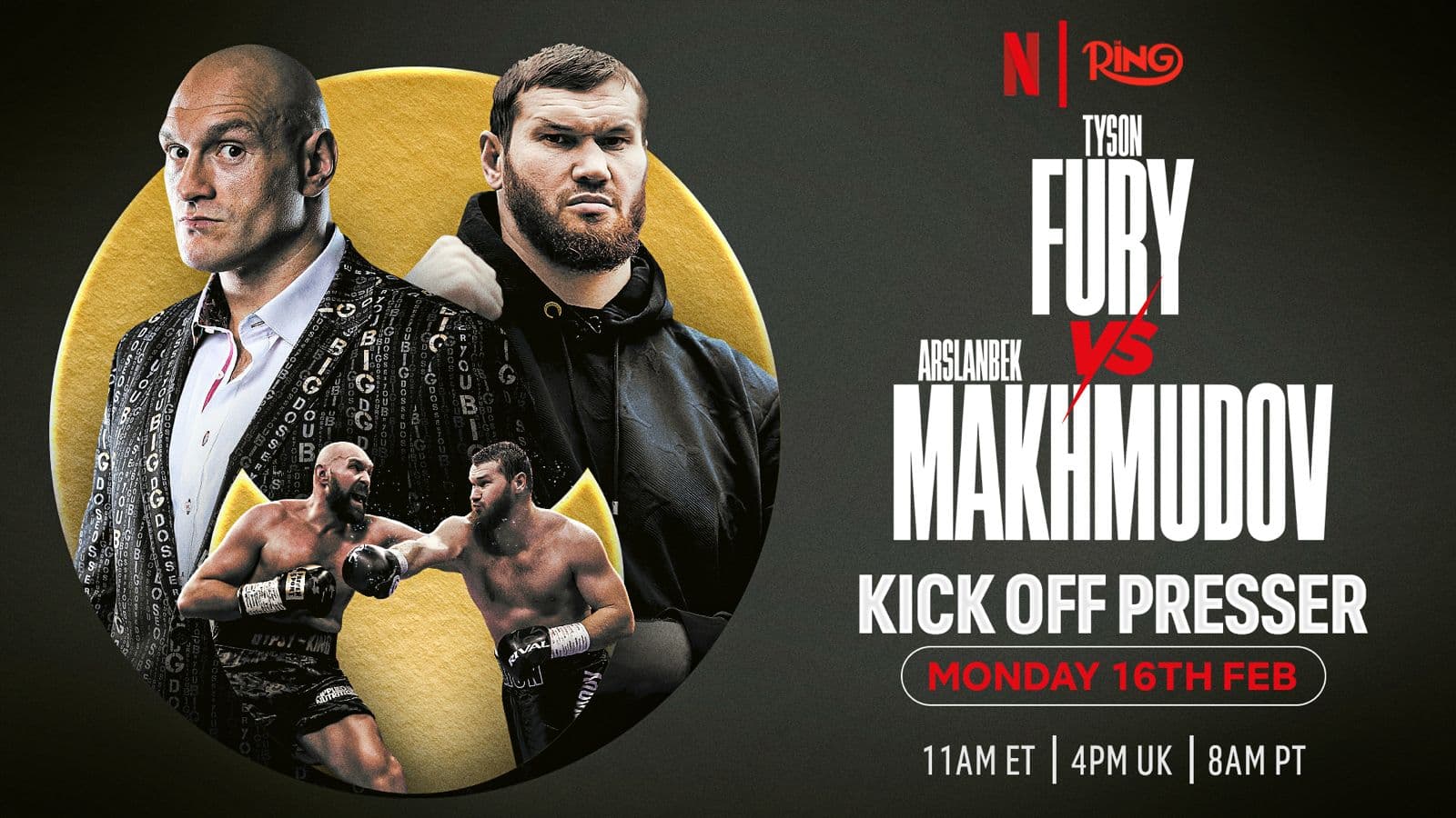 Tyson Fury-Arslanbek Makhmudov: Where to watch today's kick-off presser