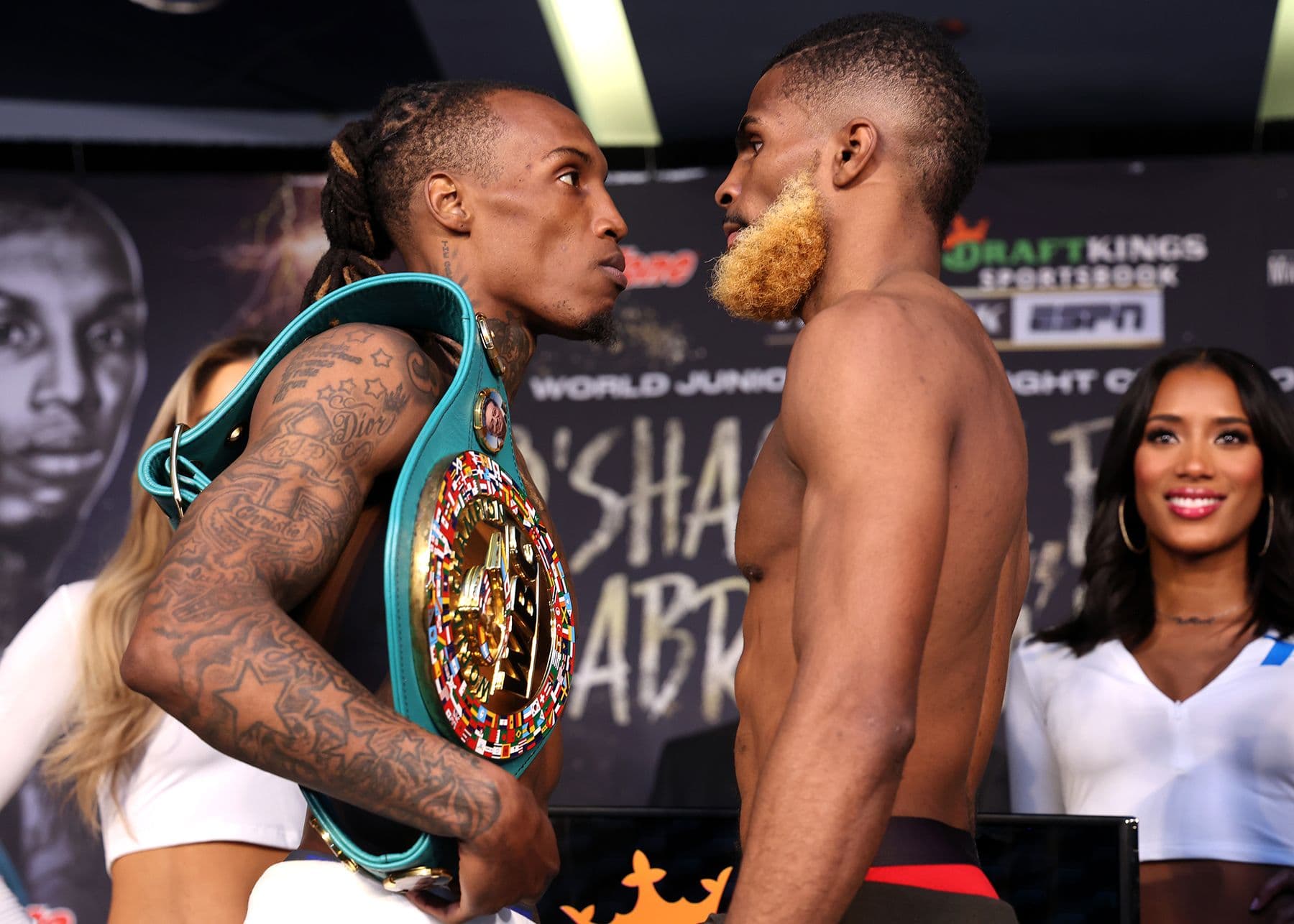 Weights: O'Shaquie Foster 130 pounds, Abraham Nova 129 pounds