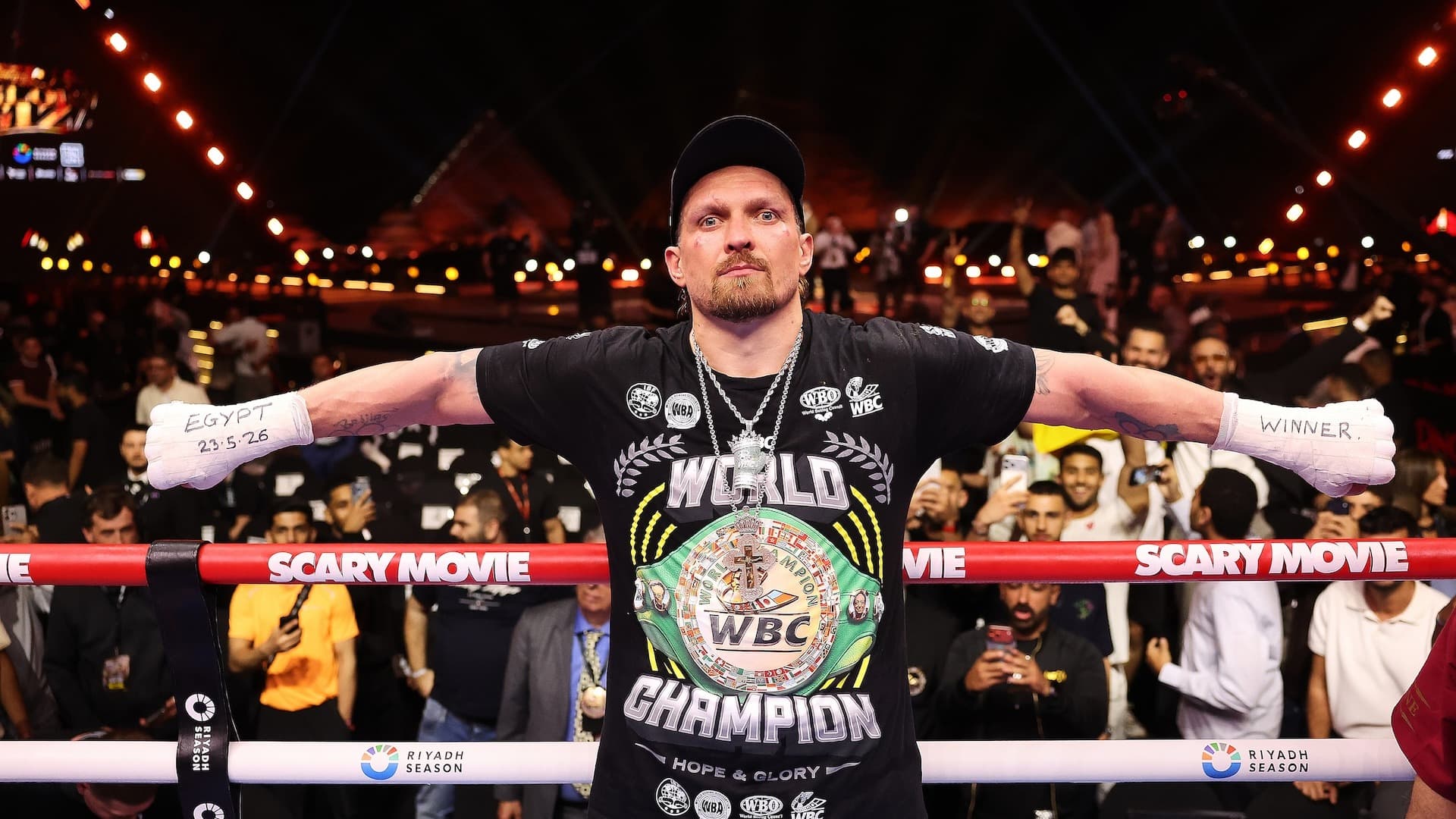 Oleksandr Usyk vacates world heavyweight titles ... but isn't retiring