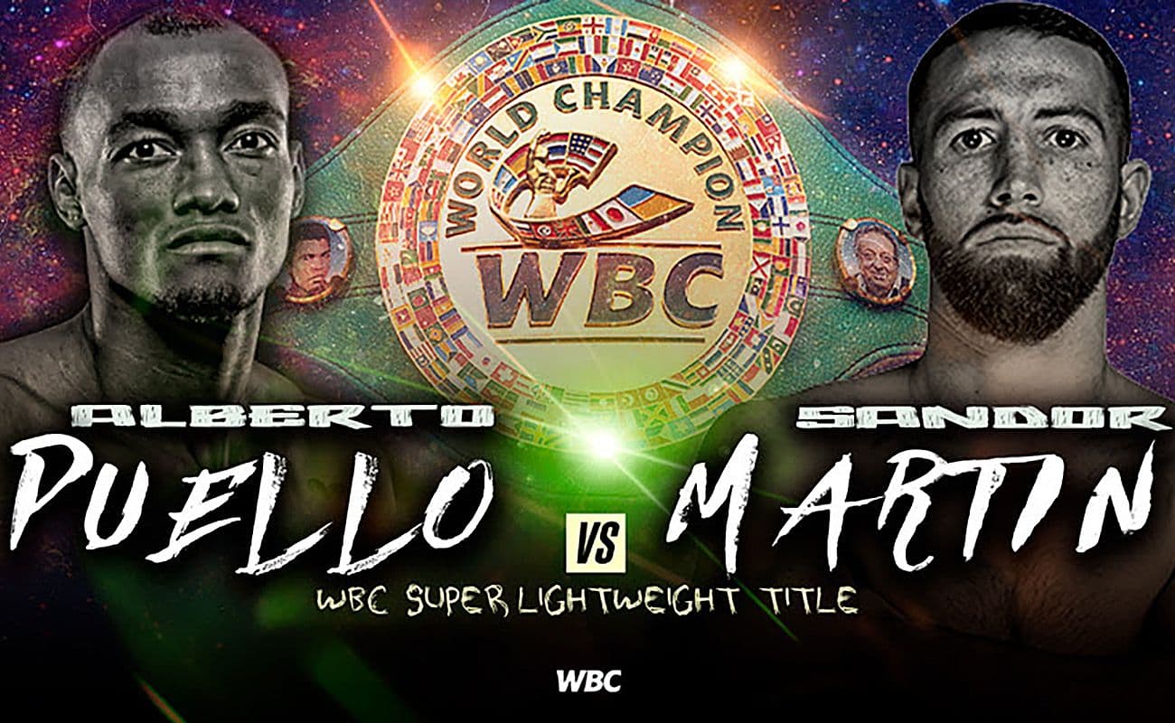 Alberto Puello-Sandor Martin WBC Title Fight Tabbed For March 1 Gervonta 'Tank' Davis-Lamont Roach Jr. Undercard