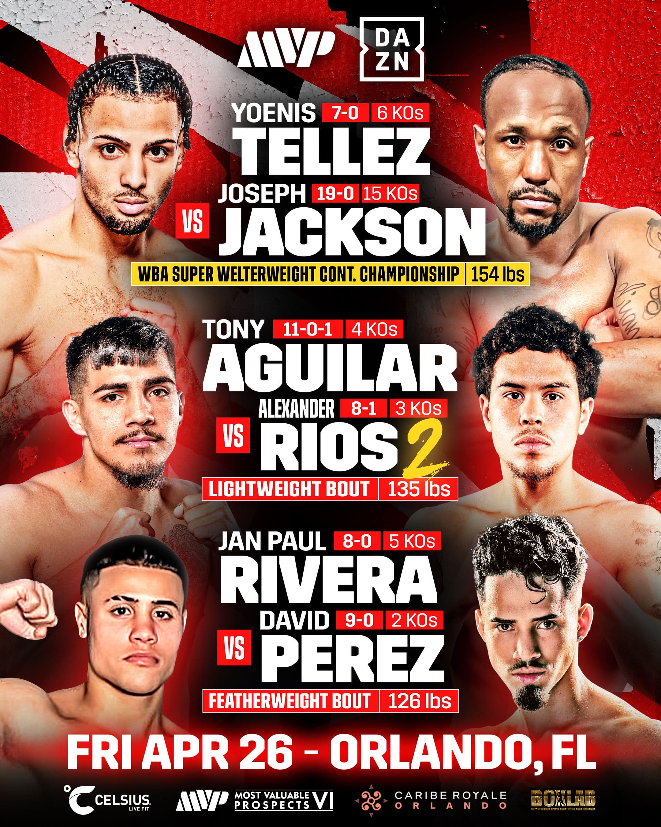 Yoenis Tellez-Joseph Jackson Headlines Most Valuable Prospects VI, April 26 In Orlando