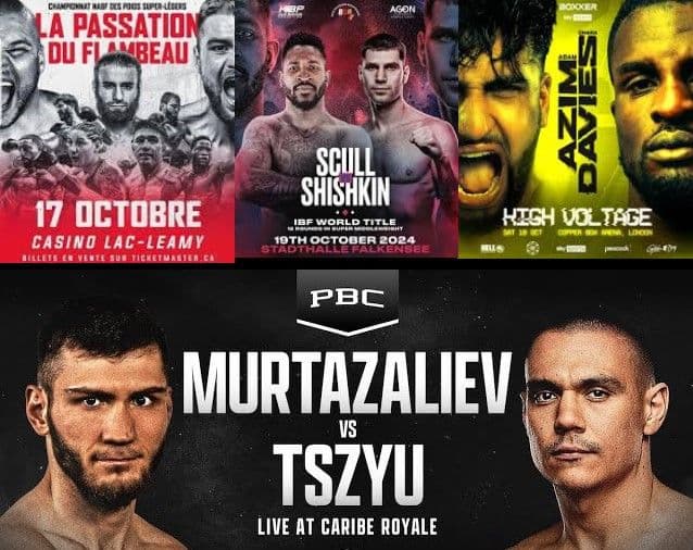 Fight Night Program – Week of October 17-23