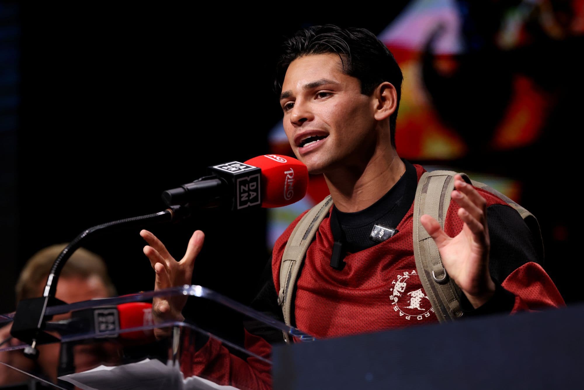 Ryan Garcia, Joe Goossen Trade Words At news conference