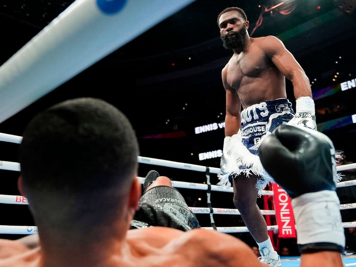 Jaron Ennis Crushes Uisma Lima In 1, Wins WBA Interim Title In 154-Pound Debut