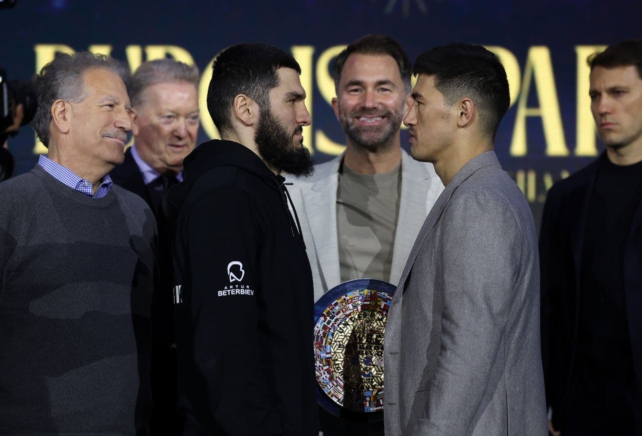 Photos: Artur Beterbiev, Dmitry Bivol - Face To Face at Final Rematch Presser