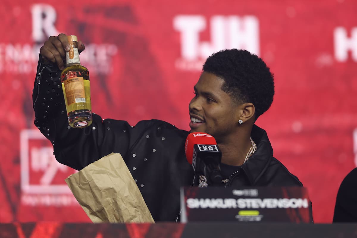 Shakur Stevenson: Teofimo Lopez Sr. Missed Press Conference Because He Was ‘Drugged Out’