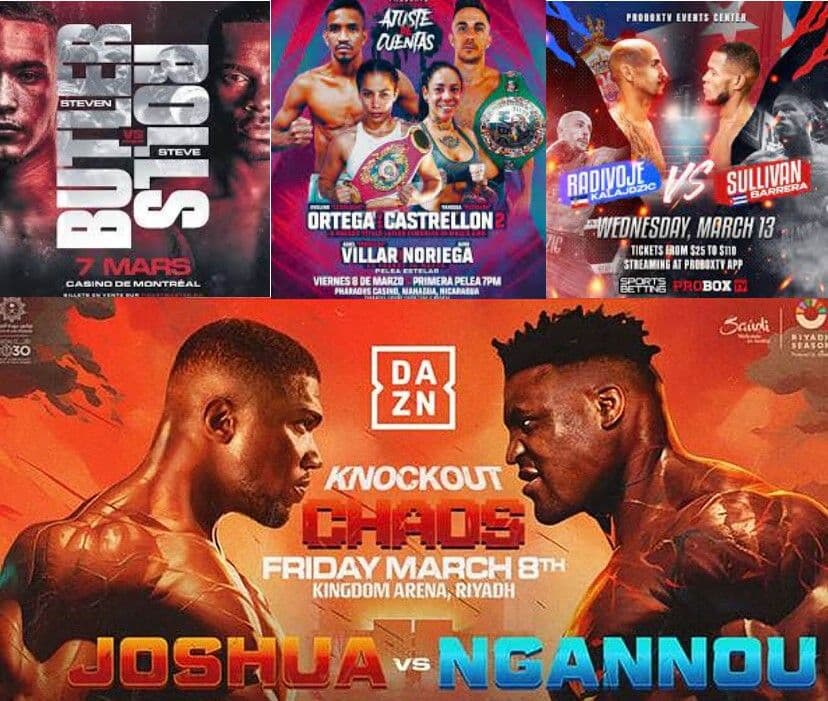Fight Night Program – Week of March 7-13