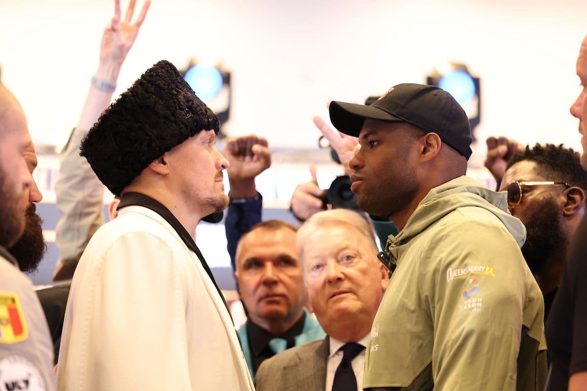 Photos: Oleksandr Usyk, Daniel Dubois - Face-Off at Rematch Presser