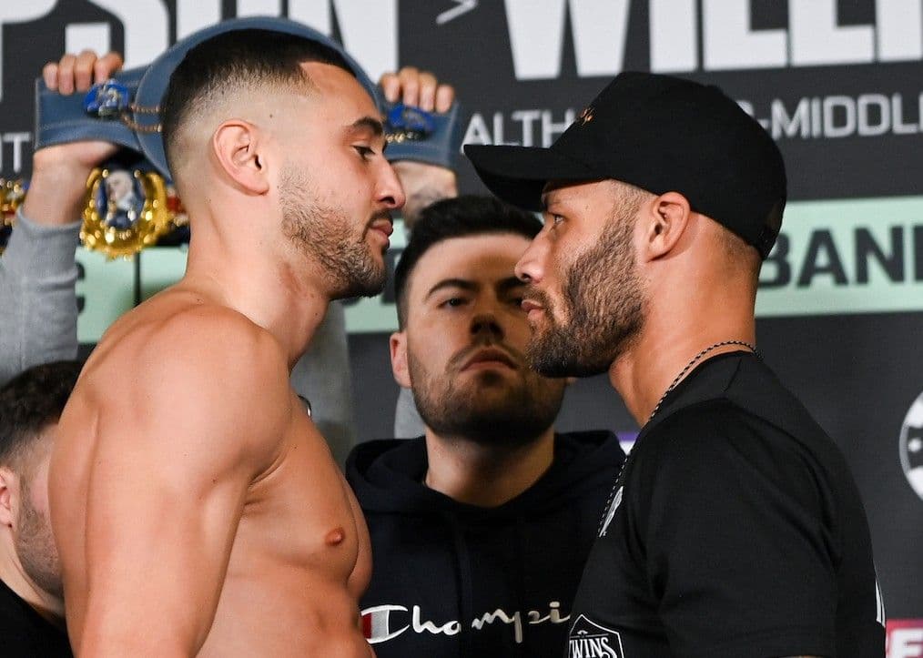 Callum Simpson, Troy Williamson make weight for 168-pound fight in England