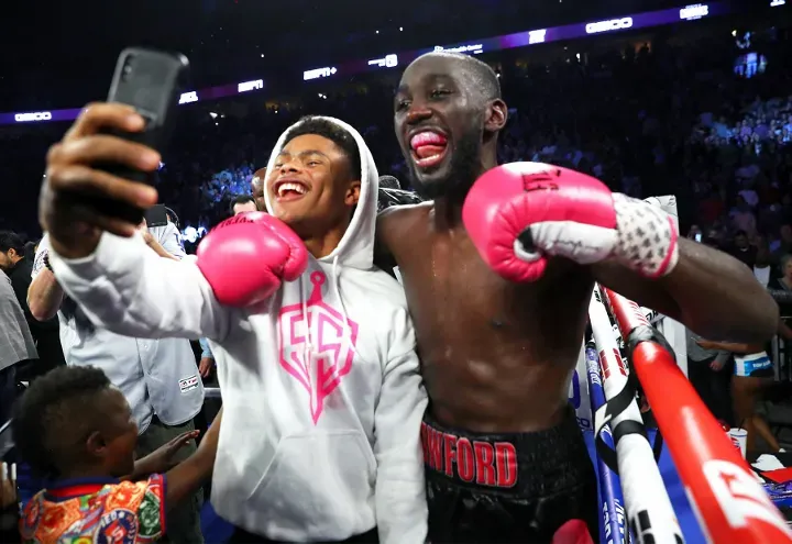 Shakur Stevenson Refers To Terence Crawford As Greatest Of All Time Already
