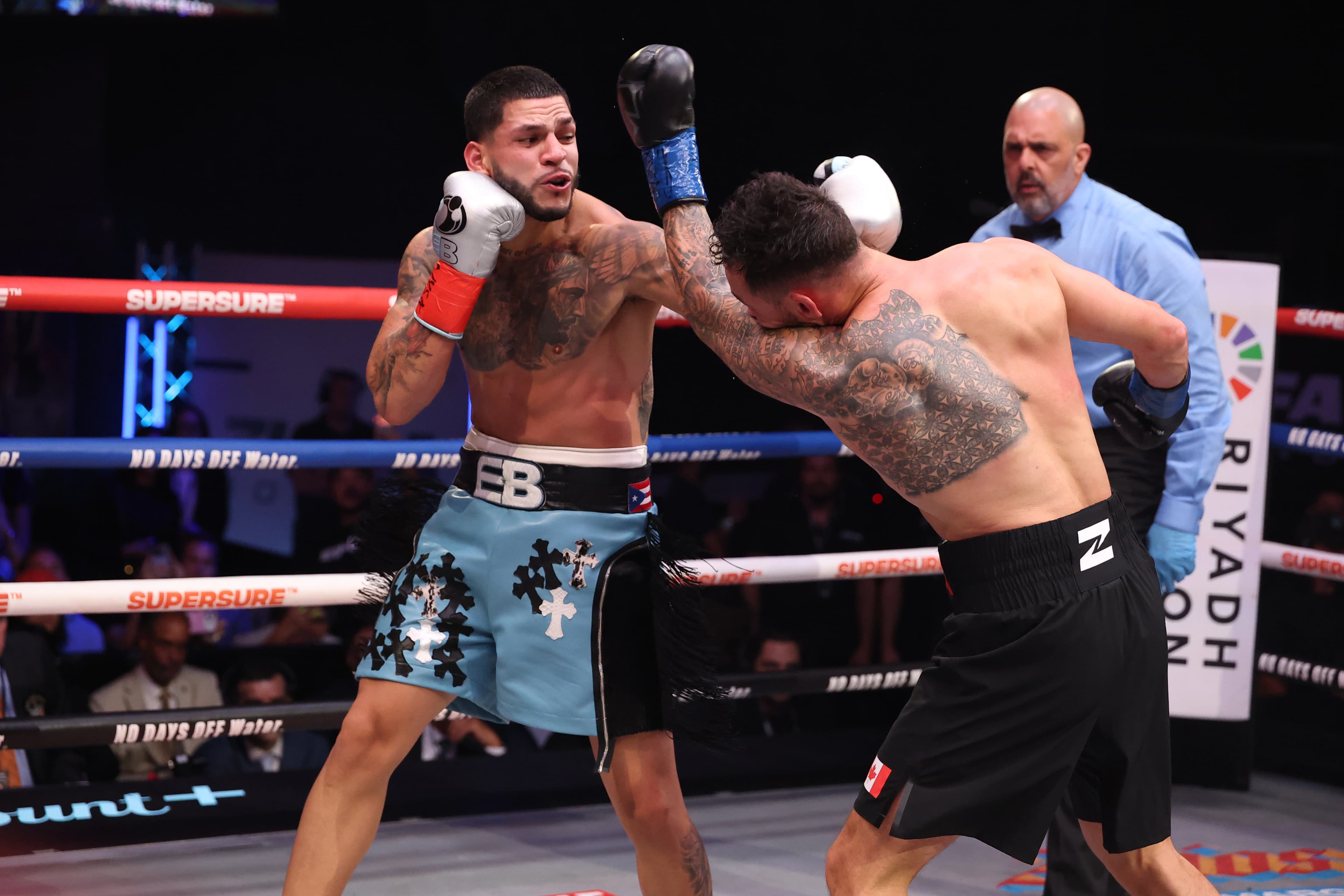 Berlanga survives knockdown to stop Butler in seven