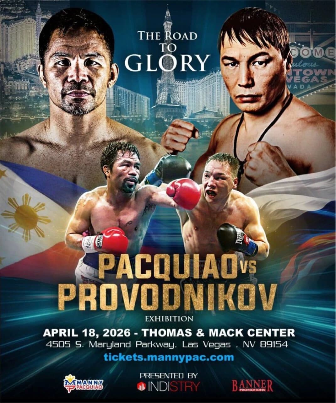 Manny Pacquiao pivots to face Ruslan Provodnikov in April 18 exhibition